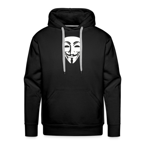 Anonymous Just Face gif - Men's Premium Hoodie