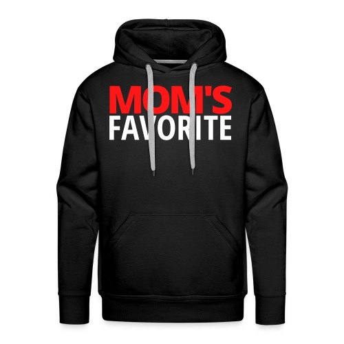 Mom's Favorite (red & white version) - Men's Premium Hoodie