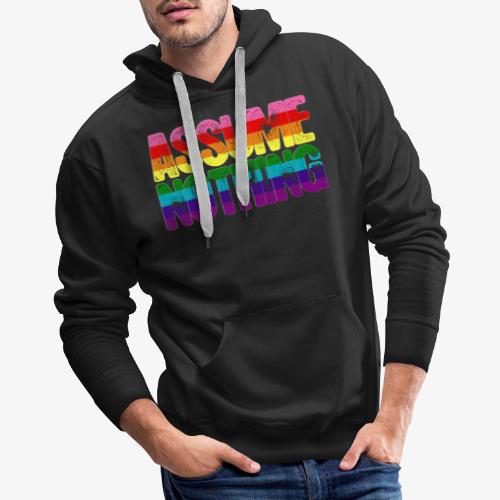Assume Nothing Original Gilbert Baker LGBTQ Gay - Men's Premium Hoodie