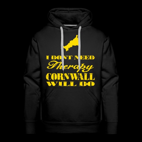 Don't need therapy/Cornwall - Men's Premium Hoodie