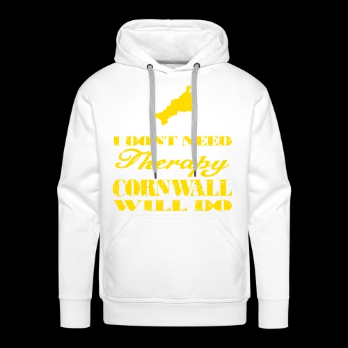 Don't need therapy/Cornwall - Men's Premium Hoodie