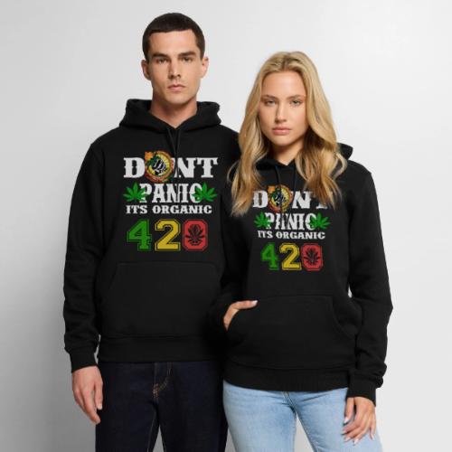 Joking 420 Organic Smoke Weed Marijuana Design - Men's Premium Hoodie