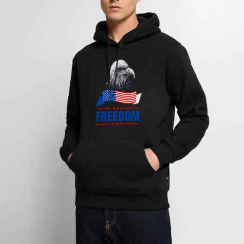 American Eagle of Freedom - Men's Premium Hoodie