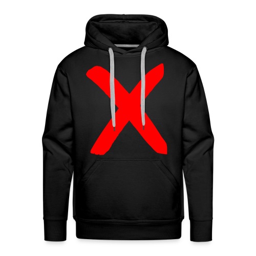 X, Big Red X - Men's Premium Hoodie