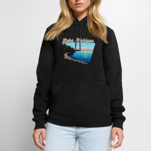 Lake Michigan Unsalted and shark-free - Men's Premium Hoodie