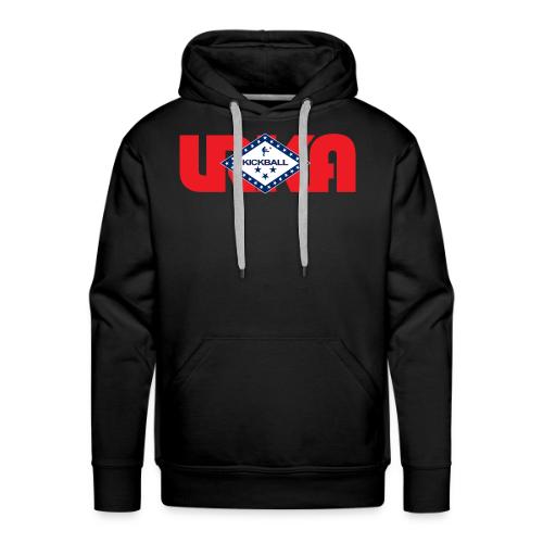 arkansas flag LRKA NON-DISTRESSED - Men's Premium Hoodie