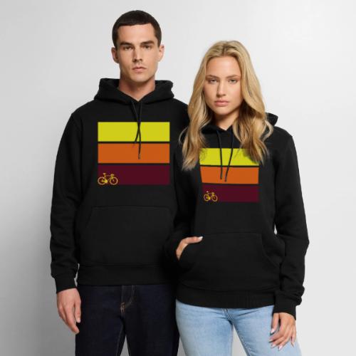 tricolor with bicycle - Men's Premium Hoodie