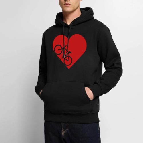 Bike in heart - Men's Premium Hoodie