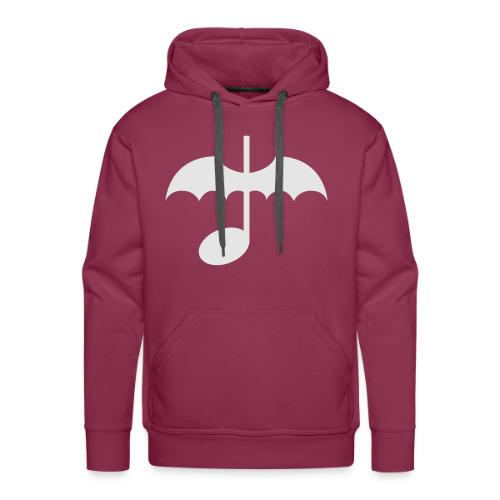 Music Note with Bat Wings - Men's Premium Hoodie