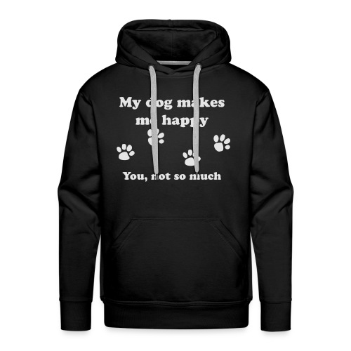 dog_happy - Men's Premium Hoodie