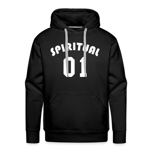 Spiritual 01 - Team Design (White Letters) - Men's Premium Hoodie