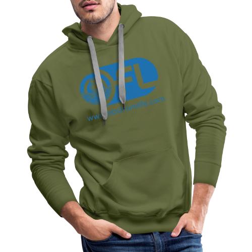 Observations from Life Logo with Web Address - Men's Premium Hoodie