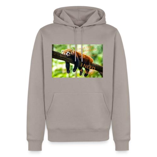 Fox napping meme - Men's Premium Hoodie