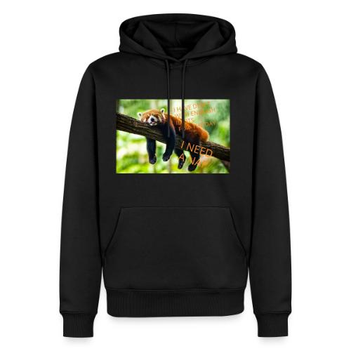 Fox napping meme - Men's Premium Hoodie