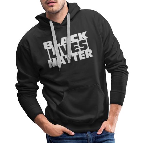 Black Lives Matter Cap Vector - Men's Premium Hoodie