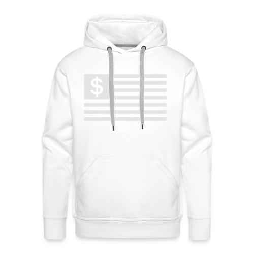 American Dollar Sign Flag - Men's Premium Hoodie