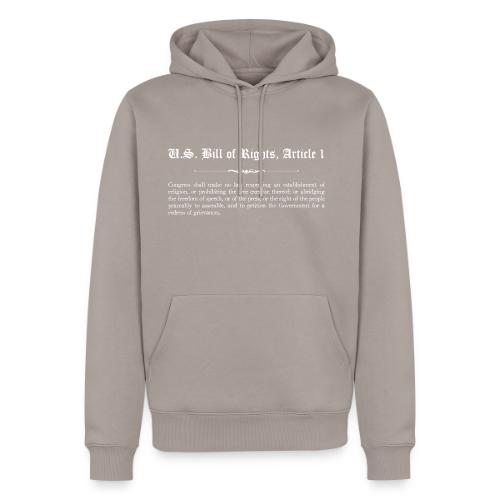 U.S. Bill of Rights - Article 1 - Men's Premium Hoodie