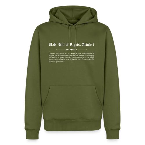 U.S. Bill of Rights - Article 1 - Men's Premium Hoodie