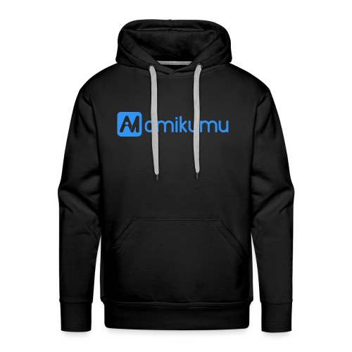 Amikumu Logo Blue - Men's Premium Hoodie