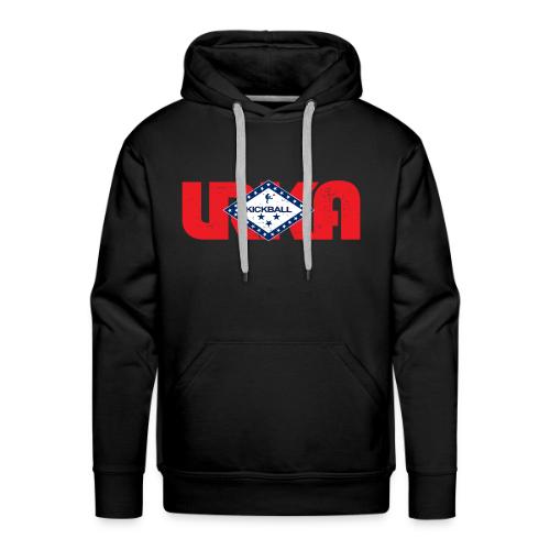 arkansas flag LRKA DISTRESSED - Men's Premium Hoodie