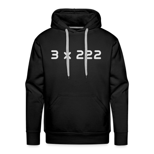 3 x 222 - Men's Premium Hoodie