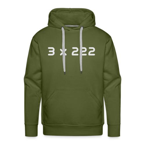 3 x 222 - Men's Premium Hoodie