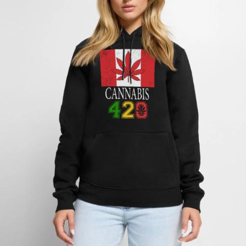Comical 420 Celebrate Herb Weed Marijuana Design - Men's Premium Hoodie