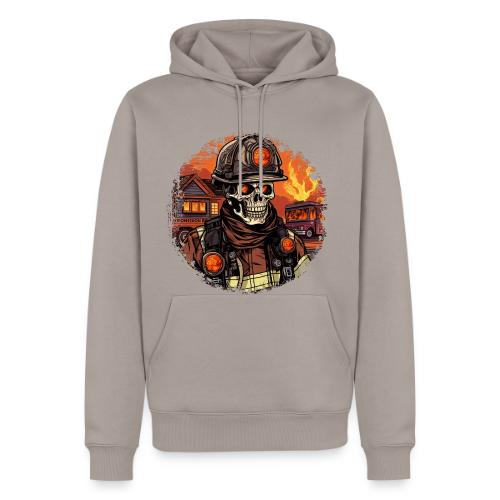 Skeletons Firefighter / fireman skeleton - Men's Premium Hoodie