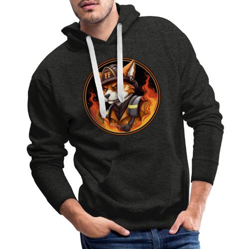 Fox Firefighter - Men's Premium Hoodie