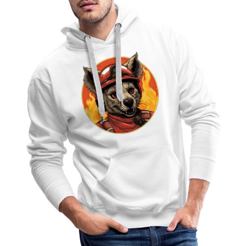 Firefighter hyena - Men's Premium Hoodie