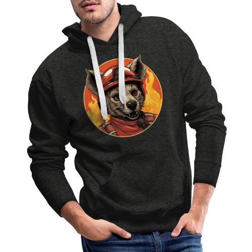 Firefighter hyena - Men's Premium Hoodie