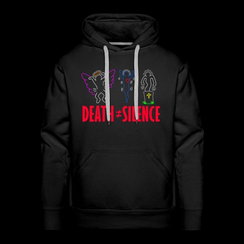 Death Does Not Equal Silence - Men's Premium Hoodie