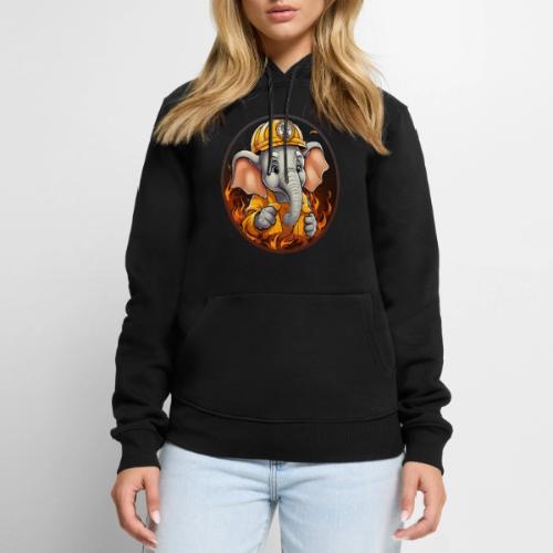 Elephant Firefighter - Men's Premium Hoodie