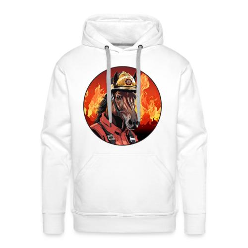 Horses Firefighter / fireman horse - Men's Premium Hoodie