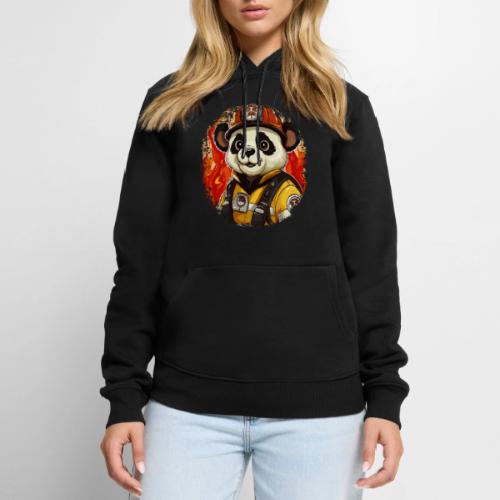 Panda Firefighter - Men's Premium Hoodie