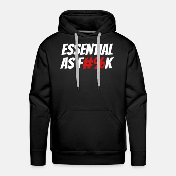 Essential As F#%k - Premium hoodie for men