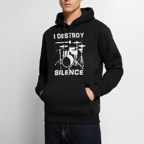 I Destroy Silence - Men's Premium Hoodie