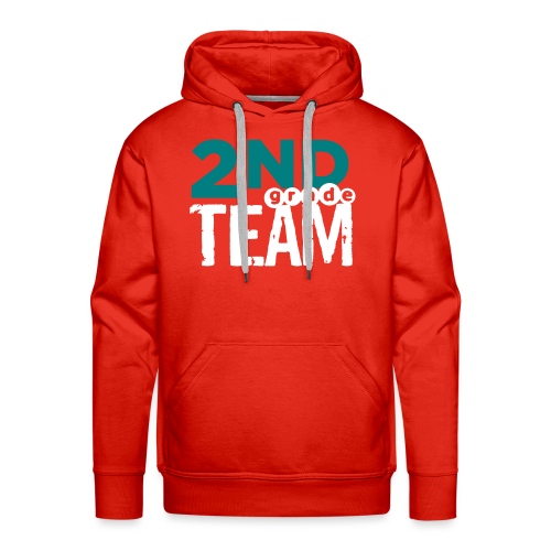 Bold 2nd Grade Team Teacher T Shirts - Men's Premium Hoodie