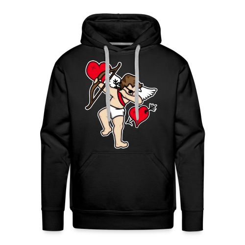 Dabbing Cupid For Valentines Day Gift T shirts - Men's Premium Hoodie