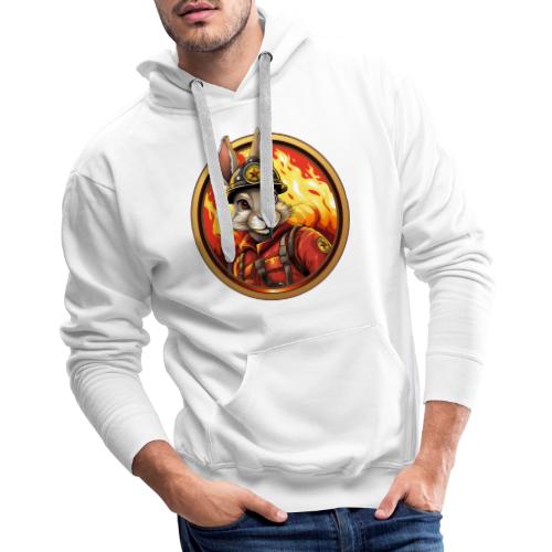 Rabbit Firefighter - Men's Premium Hoodie