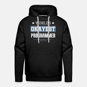 World's Okayest Programmer - Premium hoodie for men