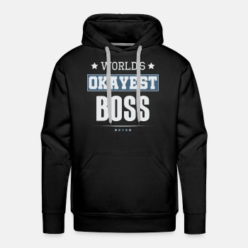 World's Okayest Boss - Premium hoodie for men