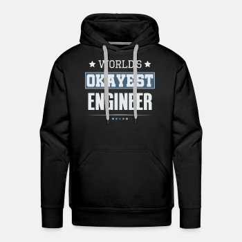 World's Okayest Engineer - Premium hoodie for men