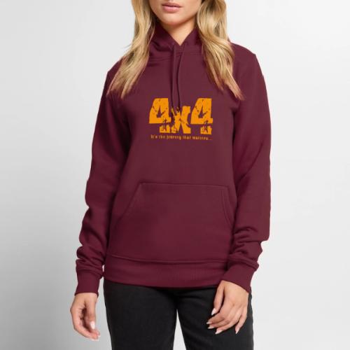 4x4 - it's the journey that matters... - Men's Premium Hoodie
