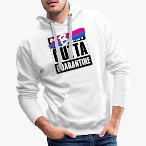 Bi Outta Quarantine - Bisexual Pride - Men's Premium Hoodie