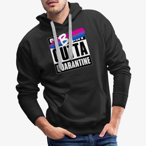 Bi Outta Quarantine - Bisexual Pride - Men's Premium Hoodie