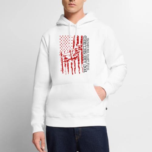 You are Secured To Fly Above The Ground - Men's Premium Hoodie