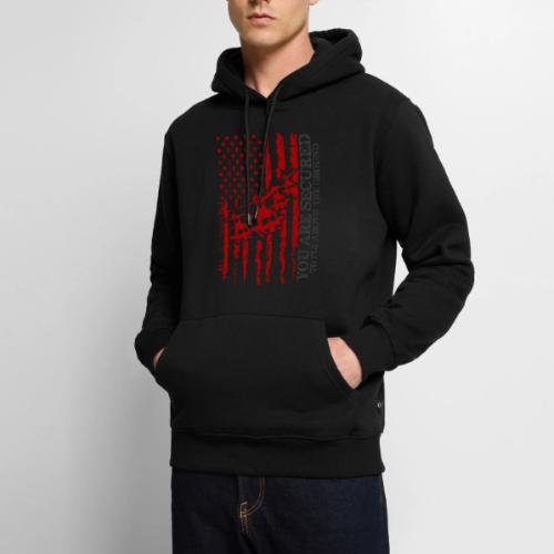 You are Secured To Fly Above The Ground - Men's Premium Hoodie