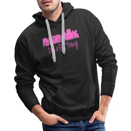 Snowmobiling - It's a Girl Thing - Men's Premium Hoodie