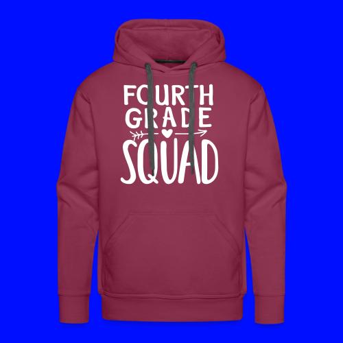 Fourth Grade Squad Teacher Team T-Shirts - Men's Premium Hoodie